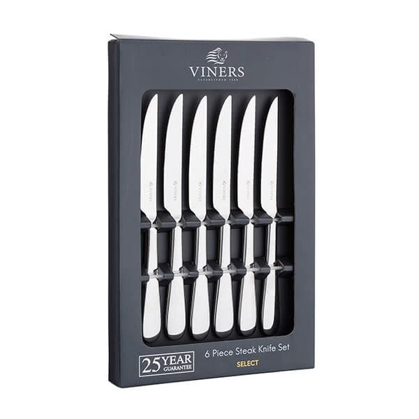 Viners Select 6 Piece Steak Knives Gift Box 4 Viners Select 6 Piece Steak Knives Gift Box - Image 2