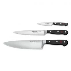 Wusthof Classic 3 Piece Set, Paring, Utility & Cooks Knife