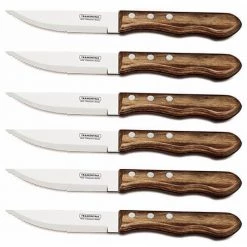 Tramontina Churrasco Set Of 6 5" Jumbo Steak Knives