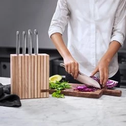 Furi Knives Furi Pro 7 Piece Wood Knife Block Set With Diamond Sharpener -KITCHEN KNIVES Sales Store 41344 Furi Pro 7pc Wood Knife Block Set 3
