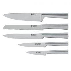 Sabatier Five Piece Knife Set With Wooden Storage Block -KITCHEN KNIVES Sales Store 5163583 Sabatier Five Piece Knife Set With Wooden Storage Block 2