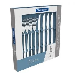 Tramontina 18/10 Stainless Steel Set Of 8 Steak Knives