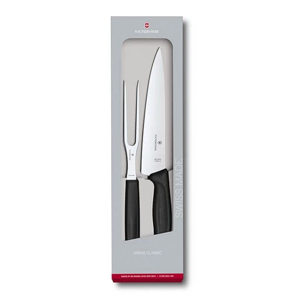 Victorinox Black Swiss Classic Carving Set 3 Victorinox Black Swiss Classic Carving Set