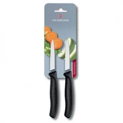 Victorinox Swiss Classic Black Paring Knife Twin Pack