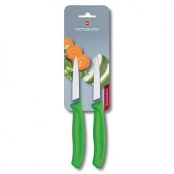 Victorinox Swiss Classic Green Paring Knife Twin Pack