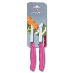 Victorinox Swiss Classic Pink Paring Knife Twin Pack