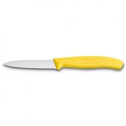 Victorinox Swiss Classic Yellow Serrated Paring Knife Twin Pack -KITCHEN KNIVES Sales Store 67636L118B Victorinox Pairing Knives Serrated Set of 2 8cm Yellow 1