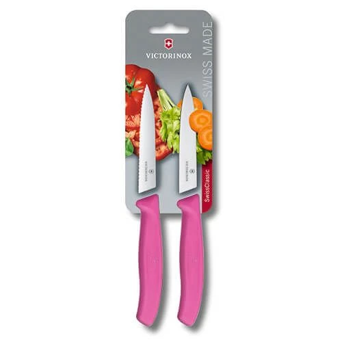 Victorinox Swiss Classic Pink Paring Knife Combination Twin Pack 4 Victorinox Swiss Classic Pink Paring Knife Combination Twin Pack - Image 2