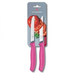 Victorinox Swiss Classic Pink Tomato / Utility Knife Twin Pack