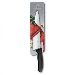 Victorinox Swiss Classic Black 25cm Fluted Slicing Knife Round Tip 7 Victorinox Swiss Classic Black 25cm Fluted Slicing Knife Round Tip -KITCHEN KNIVES Sales Store 6800325B Victorinox 25cm Carving Knife Black 1 9