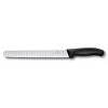 Victorinox Swiss Classic Black 25cm Fluted Slicing Knife Round Tip 2 Victorinox Swiss Classic Black 25cm Fluted Slicing Knife Round Tip -KITCHEN KNIVES Sales Store 6822325G Victorinox Slicing Knife Fluted Blade Round 25cm Black