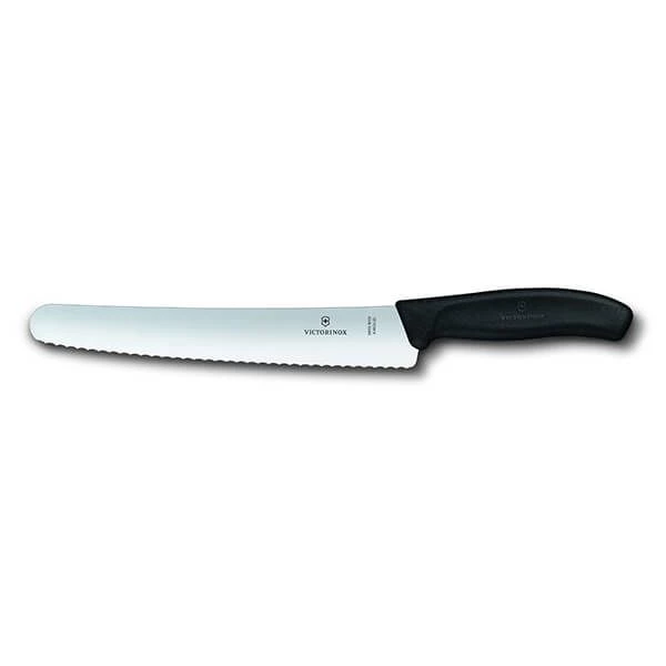 Victorinox Black Swiss Classic Bread And Pastry Knife 22cm 3 Victorinox Black Swiss Classic Bread And Pastry Knife 22cm