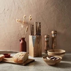 Barbary & Oak Hoxton Vintage 5 Piece Knife Set 12 Barbary & Oak Hoxton Vintage 5 Piece Knife Set -KITCHEN KNIVES Sales Store BO851035 Barbary And Oak Hoxton Vintage 5pc Knife Set 4