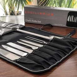 Rockingham Forge Equilibrium 10 Piece Chef's Case Set 10 Rockingham Forge Equilibrium 10 Piece Chef's Case Set -KITCHEN KNIVES Sales Store CS 150210 Rockingham Forge Equilibrium 10 Piece Chefs Case Set 2