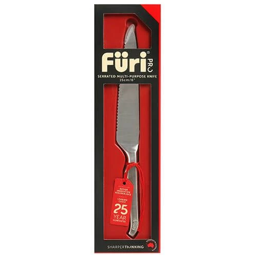 Furi Knives Furi Pro 15cm Serrated Utility Knife 6 Furi Knives Furi Pro 15cm Serrated Utility Knife - Image 4