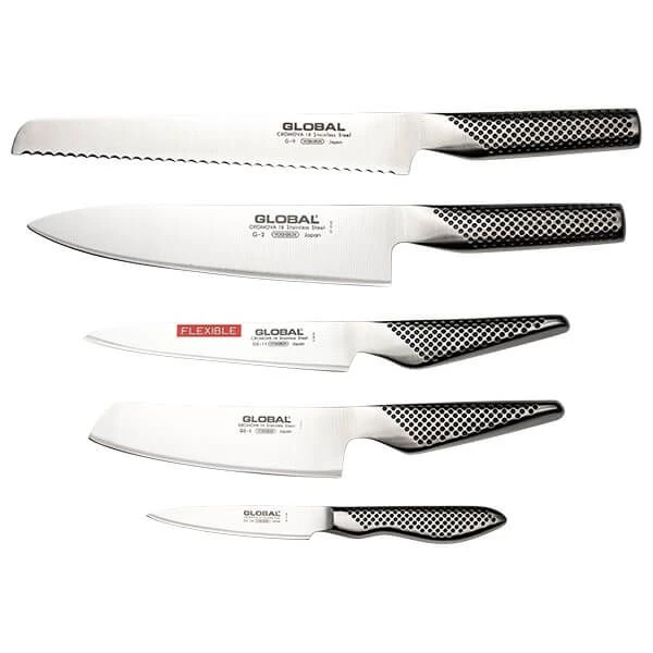 Global 5 Piece Knife Set G-2951138 3 Global 5 Piece Knife Set G-2951138