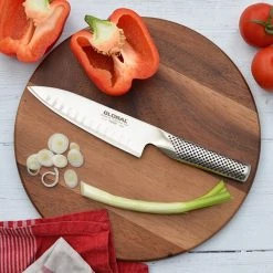 Global G-63 16cm Fluted Cooks Knife -KITCHEN KNIVES Sales Store G 63 Global G 63 16cm Fluted Cooks Knife New 3