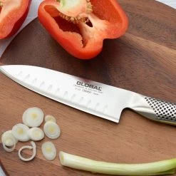 Global G-63 16cm Fluted Cooks Knife -KITCHEN KNIVES Sales Store G 63 Global G 63 16cm Fluted Cooks Knife New 4