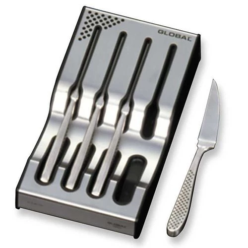 Global G884001 Steak Knife Set With Rack 4 Global G884001 Steak Knife Set With Rack - Image 2