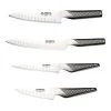 Global Exclusive 4 Piece Fluted Knife Essentials Set -KITCHEN KNIVES Sales Store G6367GS5253 Global Fluted Essentials Set