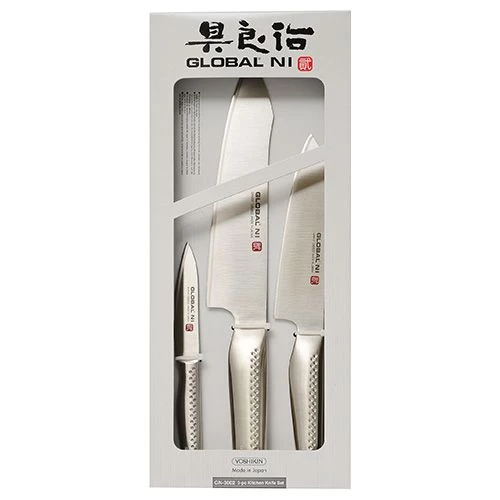 Global NI 3 Piece Knife Set 2 Global NI 3 Piece Knife Set