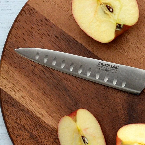 Global GS-52 15cm Fluted Utility Knife 8 Global GS-52 15cm Fluted Utility Knife - Image 6