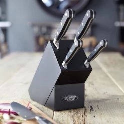 Stellar Sabatier 5 Piece Knife Black Block Set 10 Stellar Sabatier 5 Piece Knife Black Block Set -KITCHEN KNIVES Sales Store IS60B Stellar Sabatier 5 Piece Knife Black Block Set 2