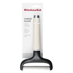 KitchenAid Stainless Steel Hard Cheese Cutter Almond Cream 7 KitchenAid Stainless Steel Hard Cheese Cutter Almond Cream -KITCHEN KNIVES Sales Store KAG133OHACE KitchenAid Stainless Steel Cheese Cutter Almond Cream 2