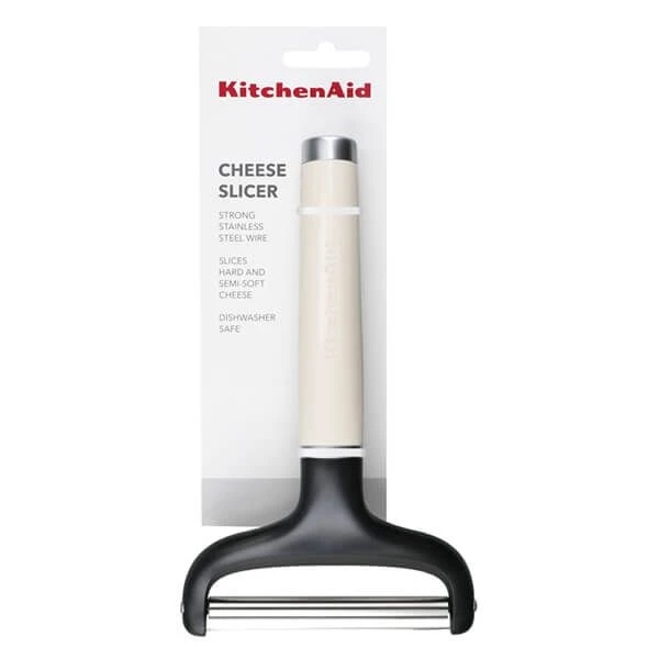 KitchenAid Stainless Steel Hard Cheese Cutter Almond Cream 5 KitchenAid Stainless Steel Hard Cheese Cutter Almond Cream - Image 3