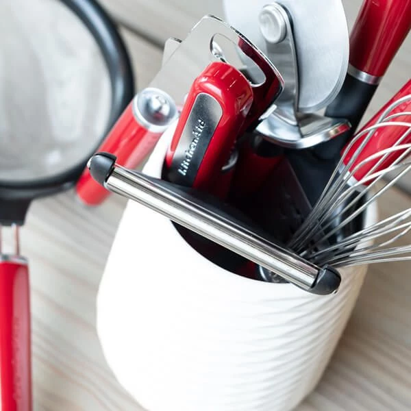 KitchenAid Stainless Steel Hard Cheese Cutter Empire Red 8 KitchenAid Stainless Steel Hard Cheese Cutter Empire Red - Image 6