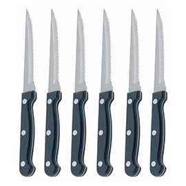KitchenCraft Deluxe 6 Piece Steak Knife Set 3 KitchenCraft Deluxe 6 Piece Steak Knife Set