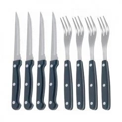 KitchenCraft Deluxe Set Of 4 Steak Knife & Fork Set