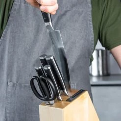 KitchenAid Classic 6 Piece Knife Set With Birchwood Block -KITCHEN KNIVES Sales Store KO6PSTSNOBG KitchenAid Classic Knife Set 4