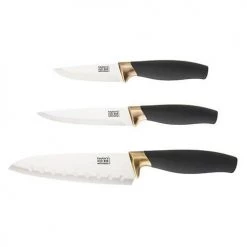 Taylor's Eye Witness Taylors Eye Witness Brooklyn Brass 3 Piece Knife Set