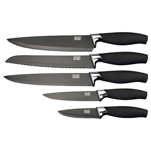 Taylor's Eye Witness Taylors Eye Witness Brooklyn Chrome 5 Piece Knife Set With Knife Sharpener 5 Taylor's Eye Witness Taylors Eye Witness Brooklyn Chrome 5 Piece Knife Set With Knife Sharpener - Image 3