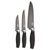 Taylor's Eye Witness Taylors Eye Witness Brooklyn Chrome 3 Piece Knife Set -KITCHEN KNIVES Sales Store LMS23BS8 TEW Brooklyn Black 3pc Knife Set