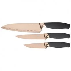 Taylor's Eye Witness Taylors Eye Witness Brooklyn Rose Gold 3 Piece Knife Box Set