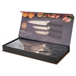 Taylor's Eye Witness Taylors Eye Witness Brooklyn Rose Gold 3 Piece Knife Box Set 9 Taylor's Eye Witness Taylors Eye Witness Brooklyn Rose Gold 3 Piece Knife Box Set -KITCHEN KNIVES Sales Store LMS23RGBS22 TEW Brooklyn Rose Gold 3pc Knife Box Set 3