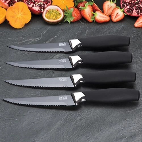 Taylor's Eye Witness Taylors Eye Witness Brooklyn Chrome 4 Piece Steak Knife Set 6 Taylor's Eye Witness Taylors Eye Witness Brooklyn Chrome 4 Piece Steak Knife Set - Image 4