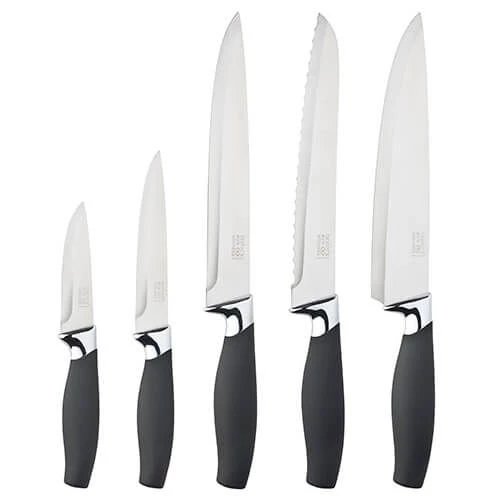 Taylor's Eye Witness Taylors Eye Witness Brooklyn Chrome 5 Piece Sloping Knife Block Set 4 Taylor's Eye Witness Taylors Eye Witness Brooklyn Chrome 5 Piece Sloping Knife Block Set - Image 2