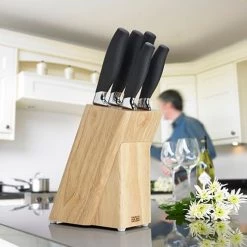 Taylor's Eye Witness Taylors Eye Witness Brooklyn Chrome 5 Piece Sloping Knife Block Set 9 Taylor's Eye Witness Taylors Eye Witness Brooklyn Chrome 5 Piece Sloping Knife Block Set -KITCHEN KNIVES Sales Store LMS23WB1 TEW Brooklyn Chrome 5pc Knife Block Set 3