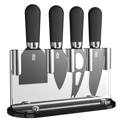 Taylor's Eye Witness Taylors Eye Witness Brooklyn Chrome 4 Piece Cheese Block Set 3 Taylor's Eye Witness Taylors Eye Witness Brooklyn Chrome 4 Piece Cheese Block Set