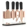 Taylor's Eye Witness Taylors Eye Witness Brooklyn Rose Gold 4 Piece Cheese Knife Set 2 Taylor's Eye Witness Taylors Eye Witness Brooklyn Rose Gold 4 Piece Cheese Knife Set -KITCHEN KNIVES Sales Store LMS24CS9 TEW Brooklyn Rose Gold Cheese Knife Block Set