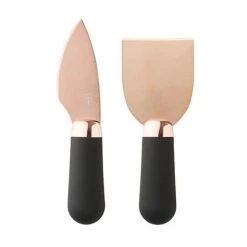 Taylor's Eye Witness Taylors Eye Witness Brooklyn Rose Gold 4 Piece Cheese Knife Set 9 Taylor's Eye Witness Taylors Eye Witness Brooklyn Rose Gold 4 Piece Cheese Knife Set -KITCHEN KNIVES Sales Store LMS24CS9 TEW Brooklyn Rose Gold Cheese Knife Block Set 3