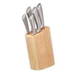 MasterClass Master Class Sabre 5 Piece Knife Set With Wooden Block