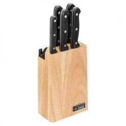 Judge Sabatier 5 Piece Knife Block Set With Knife Sharpener