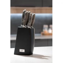 Rockingham Forge RF-2590 Series 6 Piece Knife Block Set 12 Rockingham Forge RF-2590 Series 6 Piece Knife Block Set -KITCHEN KNIVES Sales Store RF 25906B Rockingham Forge RF 2590 Series 6 Piece Knife Block Set 4