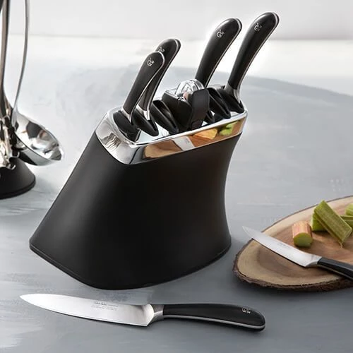 Robert Welch Signature ABS Knife Block Set 8 Piece With Sharpener 5 Robert Welch Signature ABS Knife Block Set 8 Piece With Sharpener - Image 3