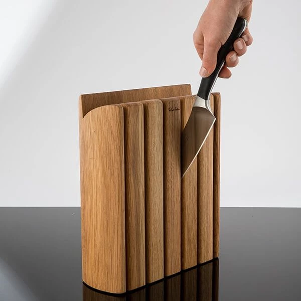 Robert Welch Signature Book Oak 7 Piece Knife Block Set 4 Robert Welch Signature Book Oak 7 Piece Knife Block Set - Image 2