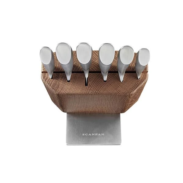Scanpan Classic Steel 7 Piece Knife Block Set 4 Scanpan Classic Steel 7 Piece Knife Block Set - Image 2